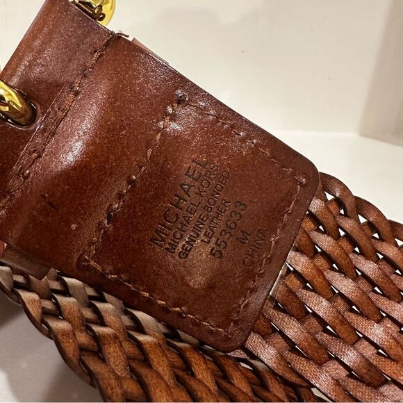 Michael Kors | Braided Leather Belt 40” Excellent condition uni 551359 - Picture 6 of 7